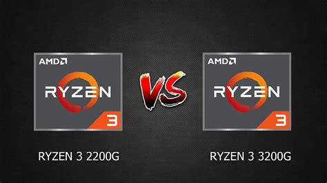 UserBenchmark: AMD Ryzen 3 2200G vs 3200G.